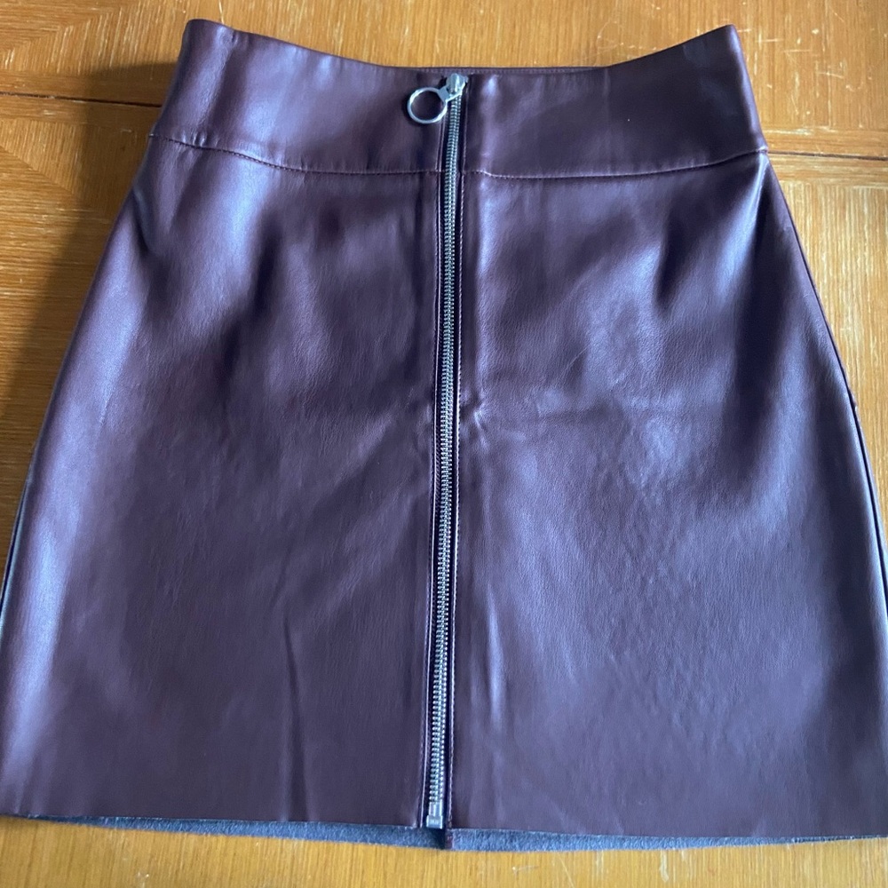 Express Purple Mini Pencil Skirt for Work